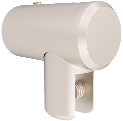 CRL S5PN Polished Nickel Support Bar U-Bracket for 3/8" and 1/2" Glass - Picture 5 of 7