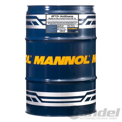 60 LITER FASS MANNOL FROSTSCHUTZMITTEL AF12+ ROSA/ROT -40°C für VW G12 G12+