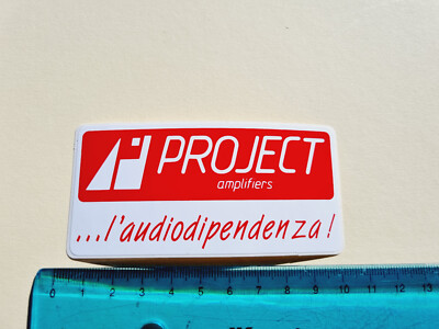 Adhesive Project Amplifiers Audio Sticker Autocollant Aufkleber Vintage ...