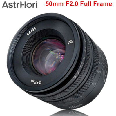 AstrHori 50mm F2.0 Full frame Lens for Canon RF EF-M Nikon Z sony E Fuji X Leica