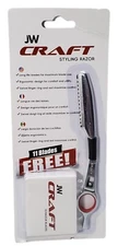 Joewell JW Craft Hair Salon Styling Razor w 11 Blades Accessories 131107
