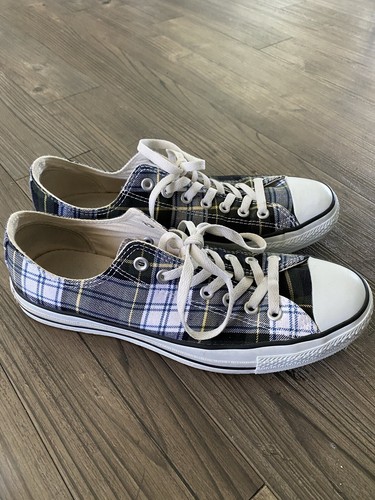 low top plaid converse