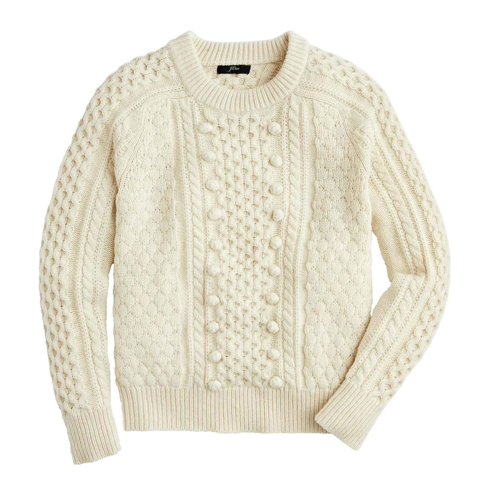 J.CREW White Floral Sweaters for Women