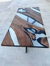 EPOXY DINING TABLE, KITCHEN COUNTER TOP, COFFEE TABLE TOP,RESIN CONSOL TABLE,