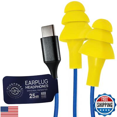 Plugfones Amazon Earplug Headphones Free Shipping! Plugfones