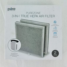Pure 3-in-1 True Hepa Air Filter Replacement 2 Pack Enrichment
