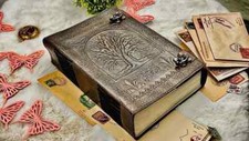 large Leather Journal, Tree Of Life, Journals For Women , Spell Book 620 Page