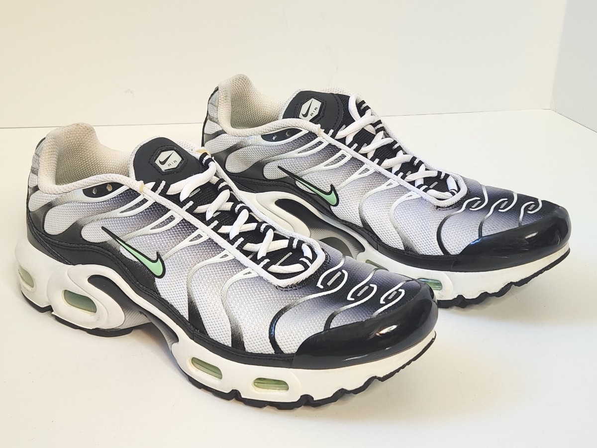 Nike Air Max Plus Tn Gs Fresh Mint White Black Grey 7Y Nike Air Max Plus Tn Gs Fresh Mint White Black Grey 7Y