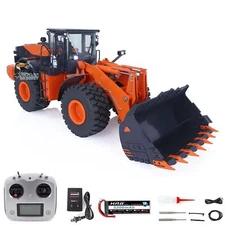 1/14 RC RTR Assembled Hydraulic Loader Model ZW370 JDM 198 Sound Light I6S Radio