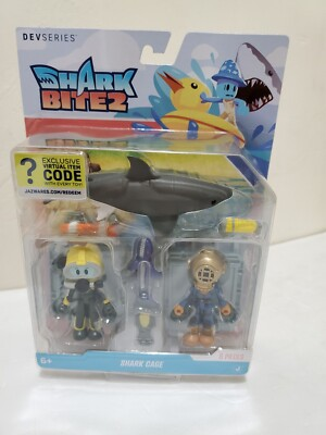 #ad #ad DEVSERIES Game Pack w Code Shark Bite 2: Shark Cage Diver Sea Diver TOY $29.99