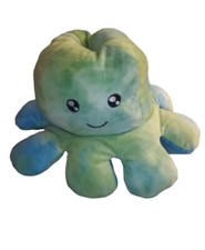 Flip'ems Octopus Flip Your Moods Happy/Sad Plush/Soft Toy. Preloved VGC