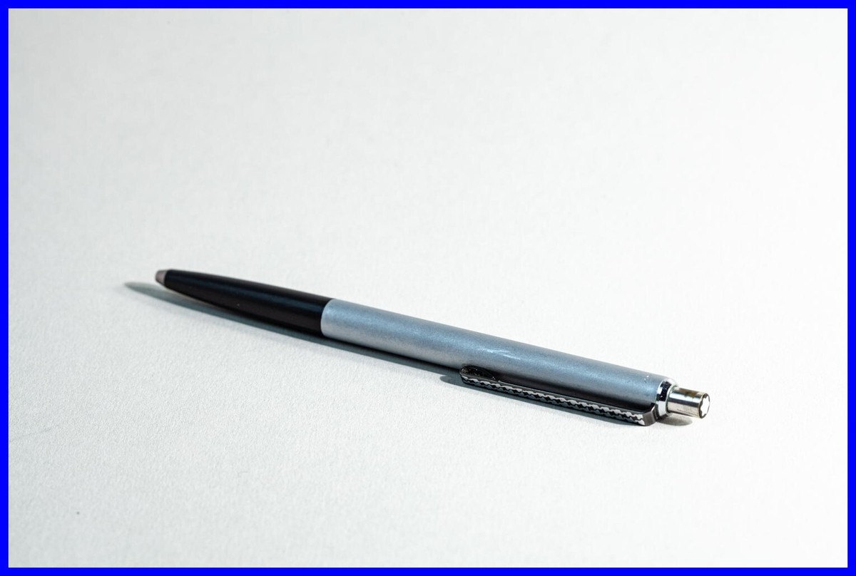 1979 MONTBLANC 492 Caressa Kugelschreiber - Matt Schwarz & Silber