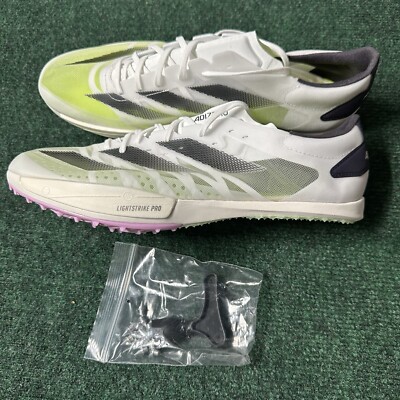 adidas Adizero Ambition Track Spikes Running Shoes White Men s Size 11 IE5486