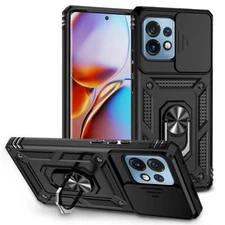 Privacy Case For Motorola Moto X40 Pro Shockproof Case Stand Slide Camera Cover