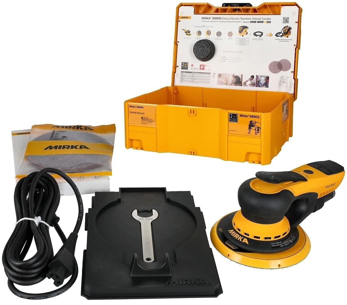Mirka MID65020CAUS Direct Electric Random Orbital Sander, 6-Inch