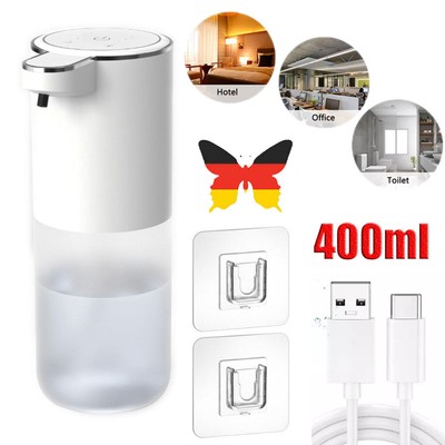 NEU Electric Foam Soap Dispenser Wall Mounted Automatic USB Rechargeable 400ml