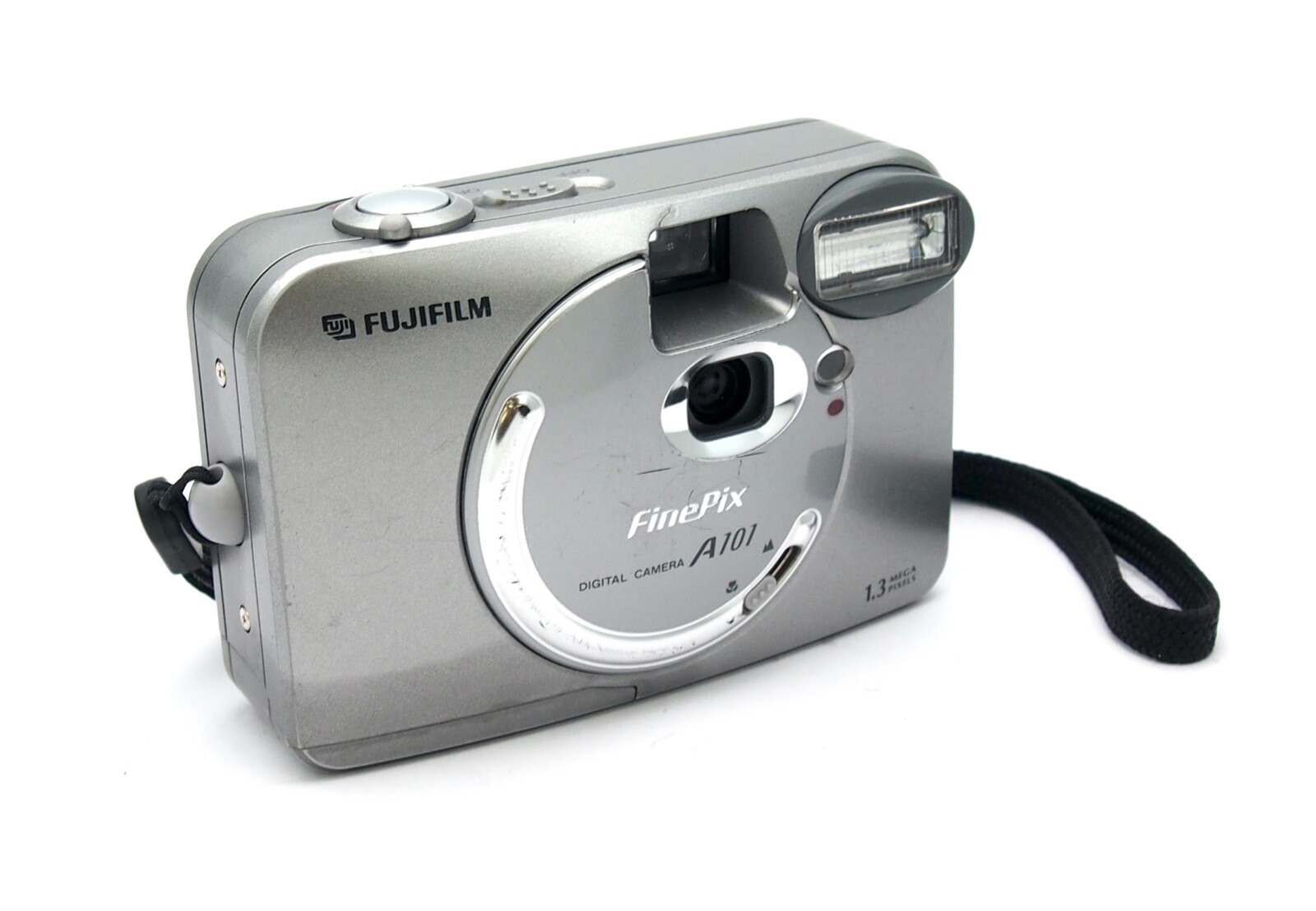 Fujifilm FinePix A Series A101 1.3MP Digital Camera - Metallic silver