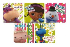 15 Doc McStuffins Stickers Kid Reward Bday Party Goody Loot Bag Filler Favor
