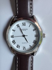 Madison New York  Herrenuhr Quartz - Batterie neu - Werk läuft