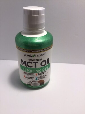 Purely Inspired MCT Oil Ketogenic 31 Servings 16oz Bottle Flavorless EXP 12/24