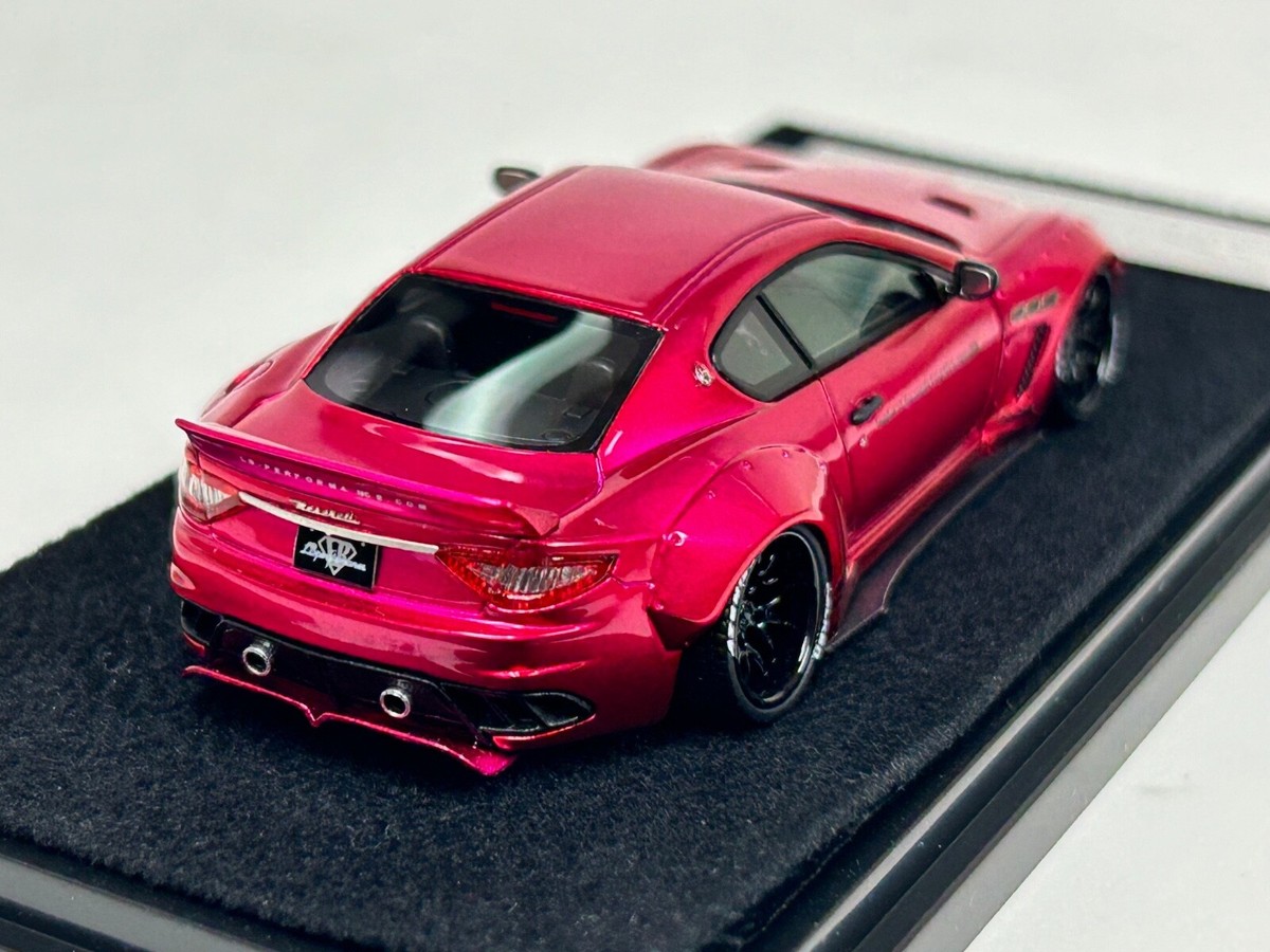1/64 YM Model Maserati Granturismo S Liberty walk in Flash Pink
