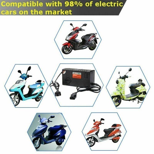 48V/60V/72V 20AH Battery Charger For Scooter Electric Bicycle Lead Acid Battery - Photo 8/21