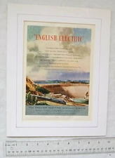 Mounted illustration English Electric