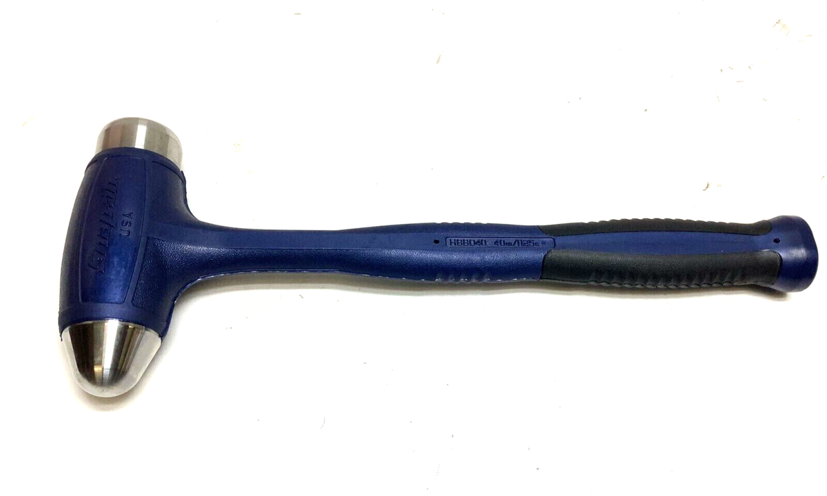 New Snap-on™ Ball Peen Dead Blow Hammer 56oz Power Blue HBBD56