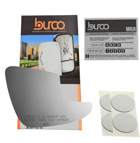 For 13-15 Venza Passenger Mirror Glass Lens as Pictured w/Adhesive No Rear Mount