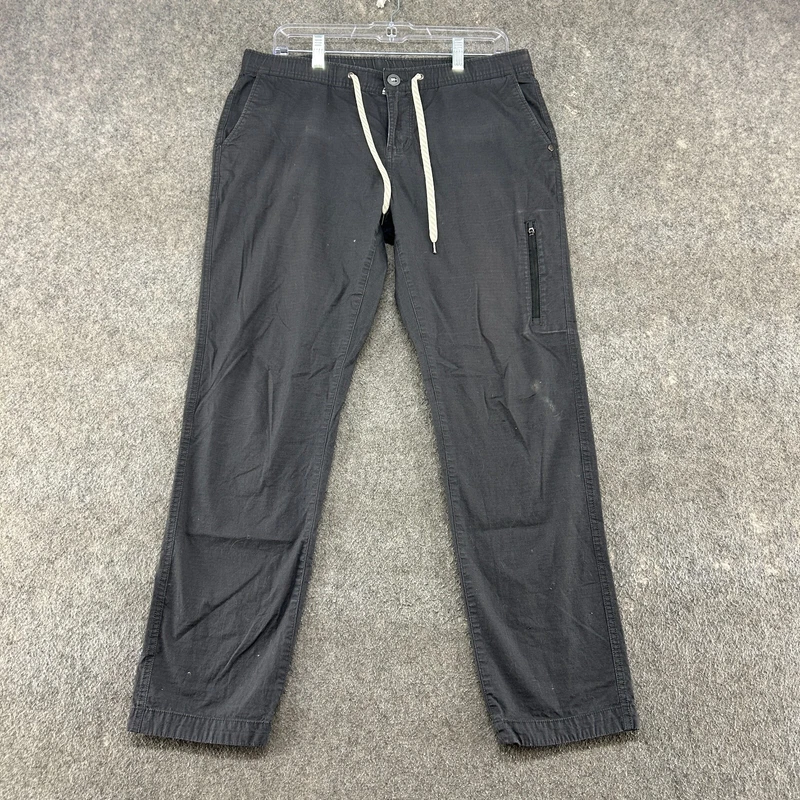 vuori jogger ripstop drawstring cargo pocket climber logo pants