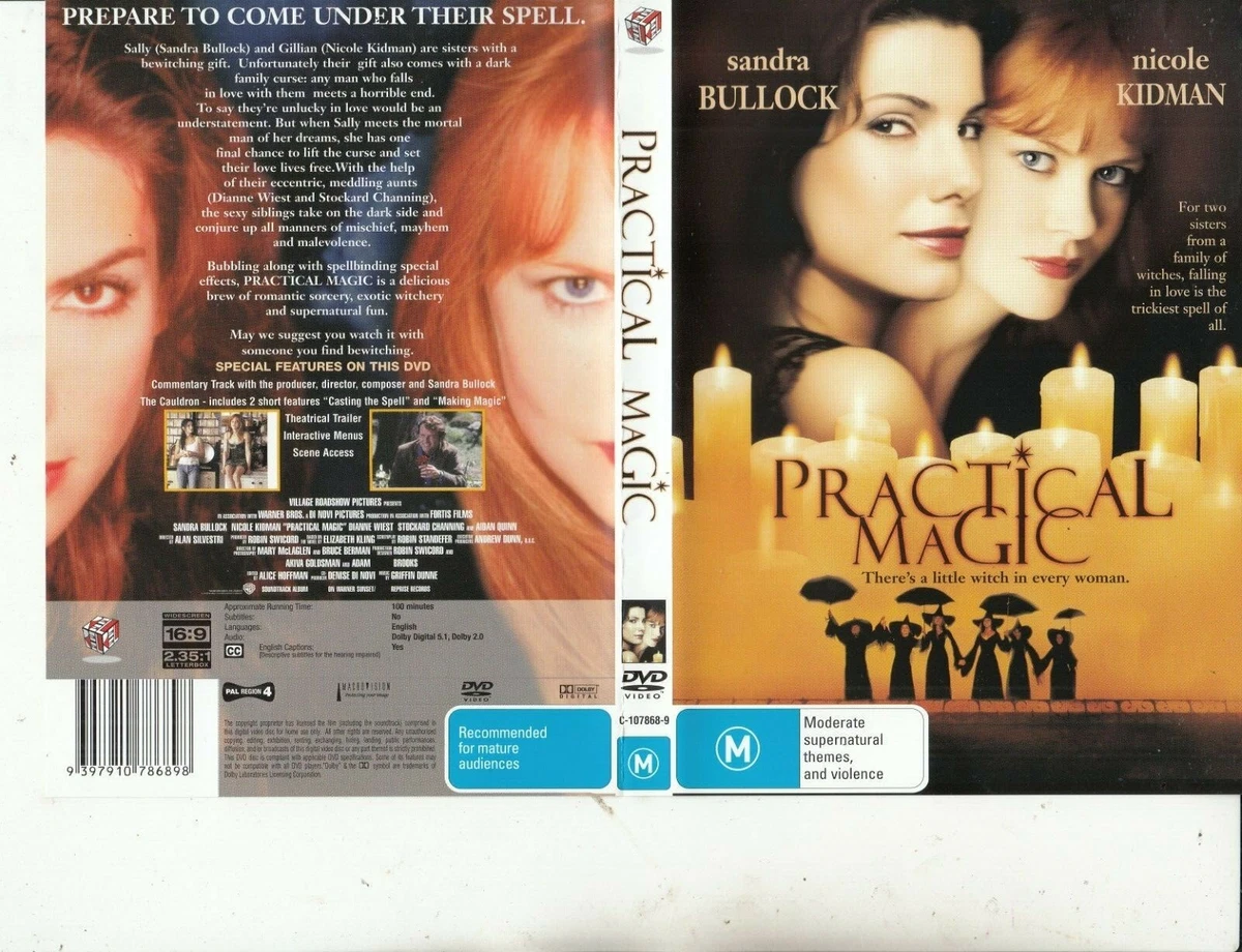 Practical Magic 1998 Sandra Bullock Movie DVD