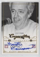 2012 Panini Cooperstown Signatures 157/500 Marty Brennaman #FFA-MAR Auto 0r4