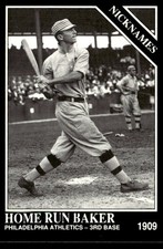 1992 Conlon Collection TSN Home Run Baker Philadelphia Athletics #565