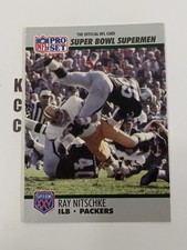 1990 NFL Pro Set Super Bowl Supermen #92 Ray Nitschke Green Bay Packers
