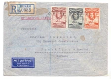 GOLD COAST 1939 AIR COVER KUMASI TO GERMANY