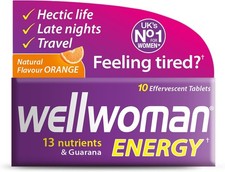 Wellwoman Energy Orange - 10 Dissolving Multivitamins Effervescent Tablets for