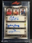 2025 Leaf Pearl Charles Barkley Julius Erving Allen Iverson Autograph 3 Auto /10