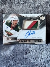 MARCO ROSSI # AHR-MR 22-23 UD Premier  SILVER - Rookie Auto Patch /99 -RARE #