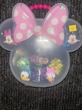 Disney Minnie Mouse Necklace Bracelet Make Your Own Beads  Wear Set NEW 