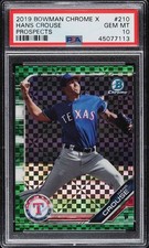 2019 Bowman Chrome X Prospects Hans Crouse ROOKIE /31 #BCP-210 PSA 10