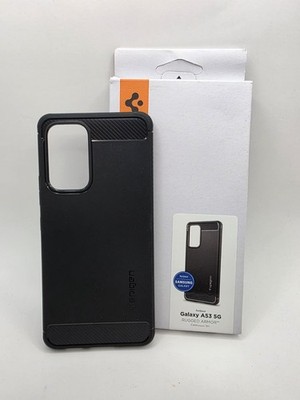 Spigen Samsung Galaxy A53.5 G Hülle Rugged Armor Stoßfest Matt Schwarz ACS04159