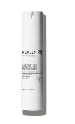 Replenix Age Restore Brightening Moisturizer 1.7 oz.- Brand New! HA & Ceramides