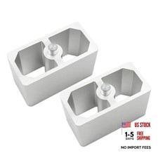 Universal Aluminum Leaf Spring Lowering Block Kit Versatile for 2 Pack 3 Inch