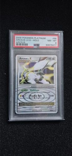Arceus LV.X graded PSA 8 for sale on eBay