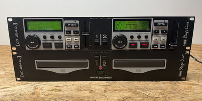 IMG Stage Line CD-254DJ Dual CD Player Rack DJ CD-Spieler 19 Zoll