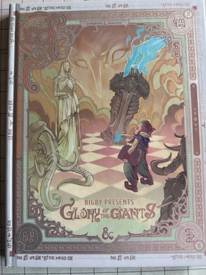 Bigby Presents Glory of the Giants Alternate Hard Cover D&D 5e Source Book
