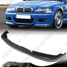 For 01-06 Bmw E46 M3 H-style Carbon Painted Front Bumper Lip Body Kit Spoiler