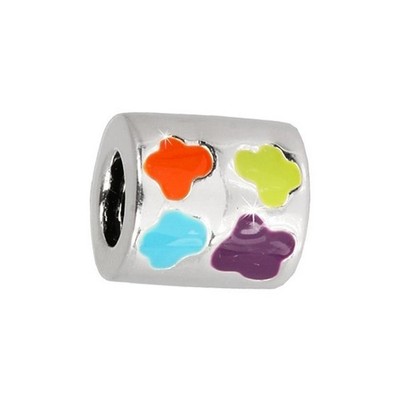 IMPPAC 925 Bead Modul Emaille Blümchen European Beads SMQ069F