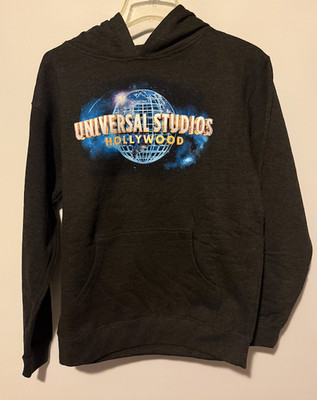 Universal Studios Hollywood Youth Graphic Sweater - Heather Black - Size Large