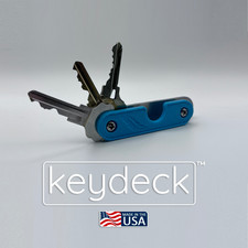KeyDeck Minimalist Key Organizer Keychain for Men, Compact EDC Key Holder